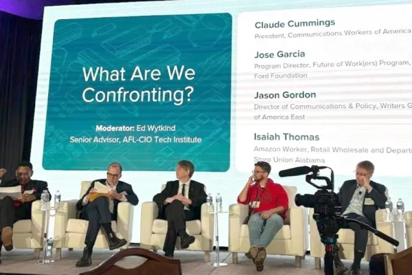 CWA President Cummings at AFL AI Symposium