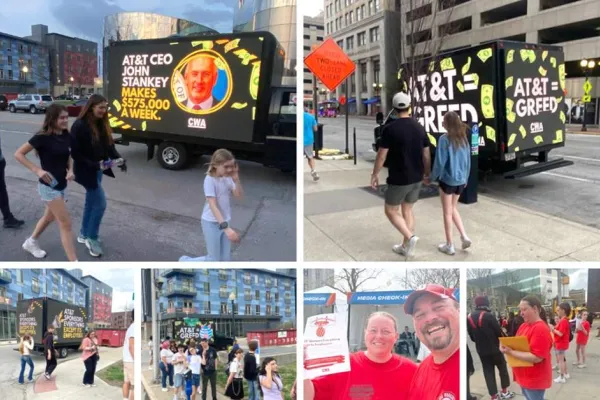 CWAers Crash AT&T March Madness Block Party