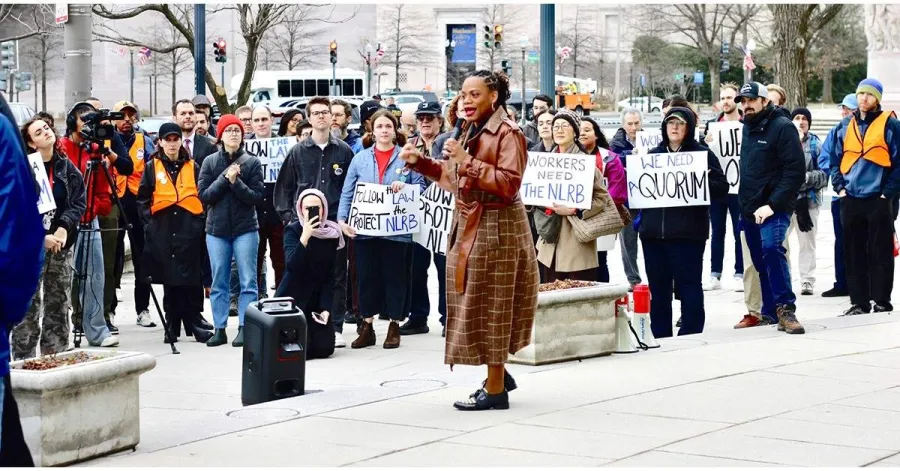 NLRB Wilcox Rally