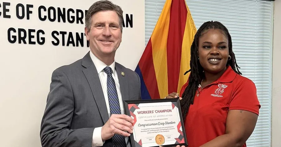 CWA Political Activists Visit Lawmakers