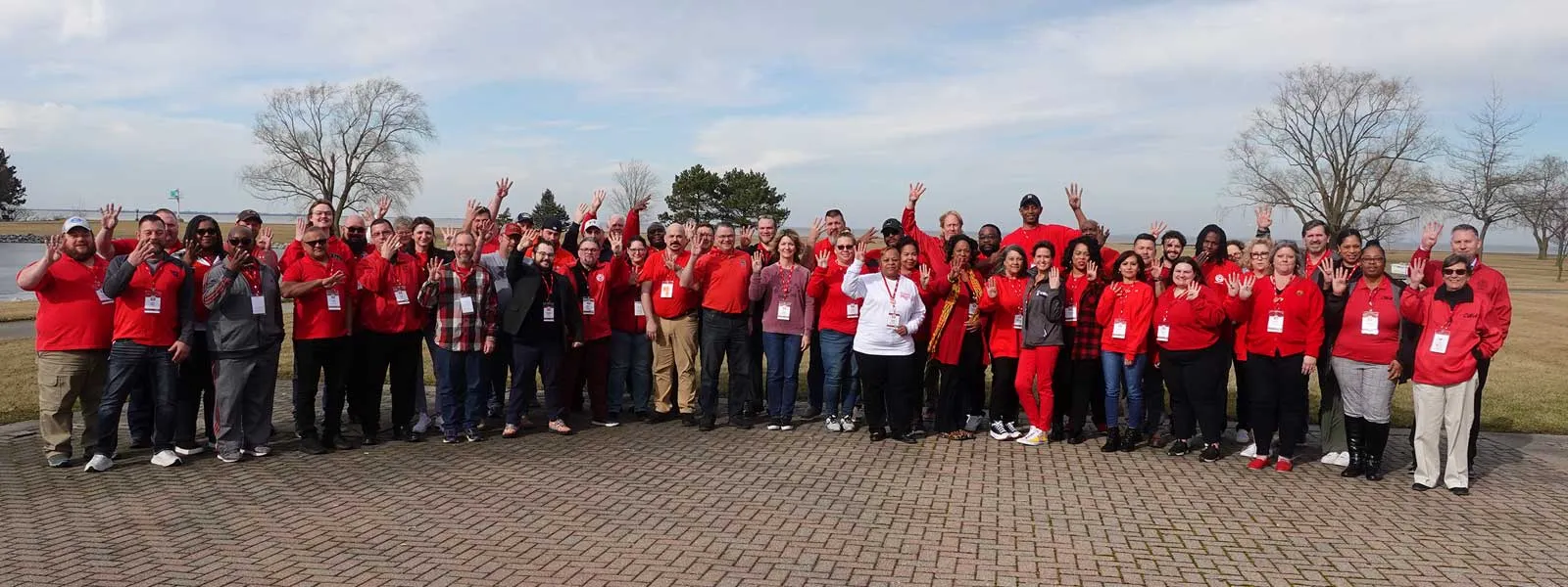 members and staff of CWA District 4