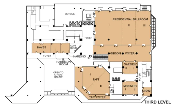 2025 Education Conference 3rd Level Map
