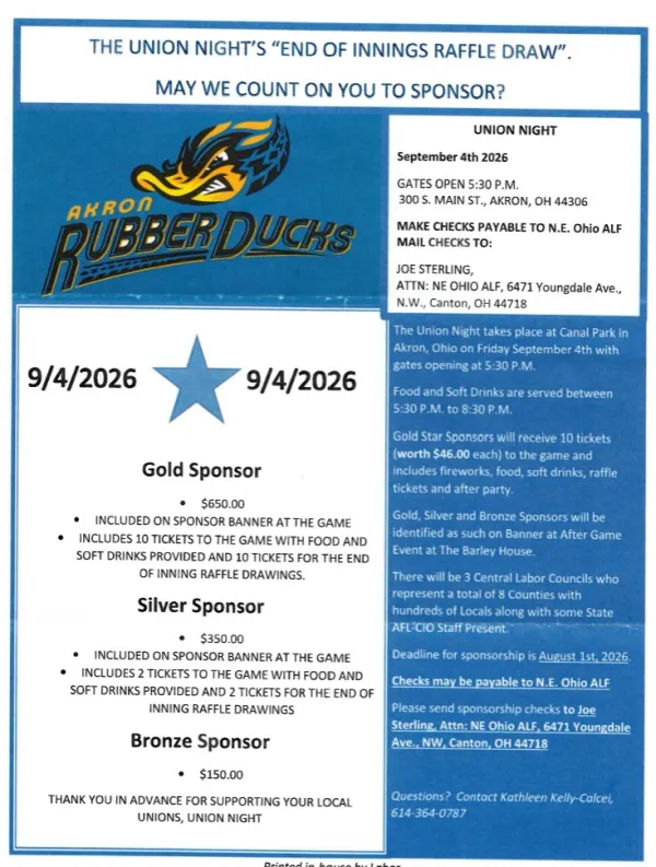 Union night flyer